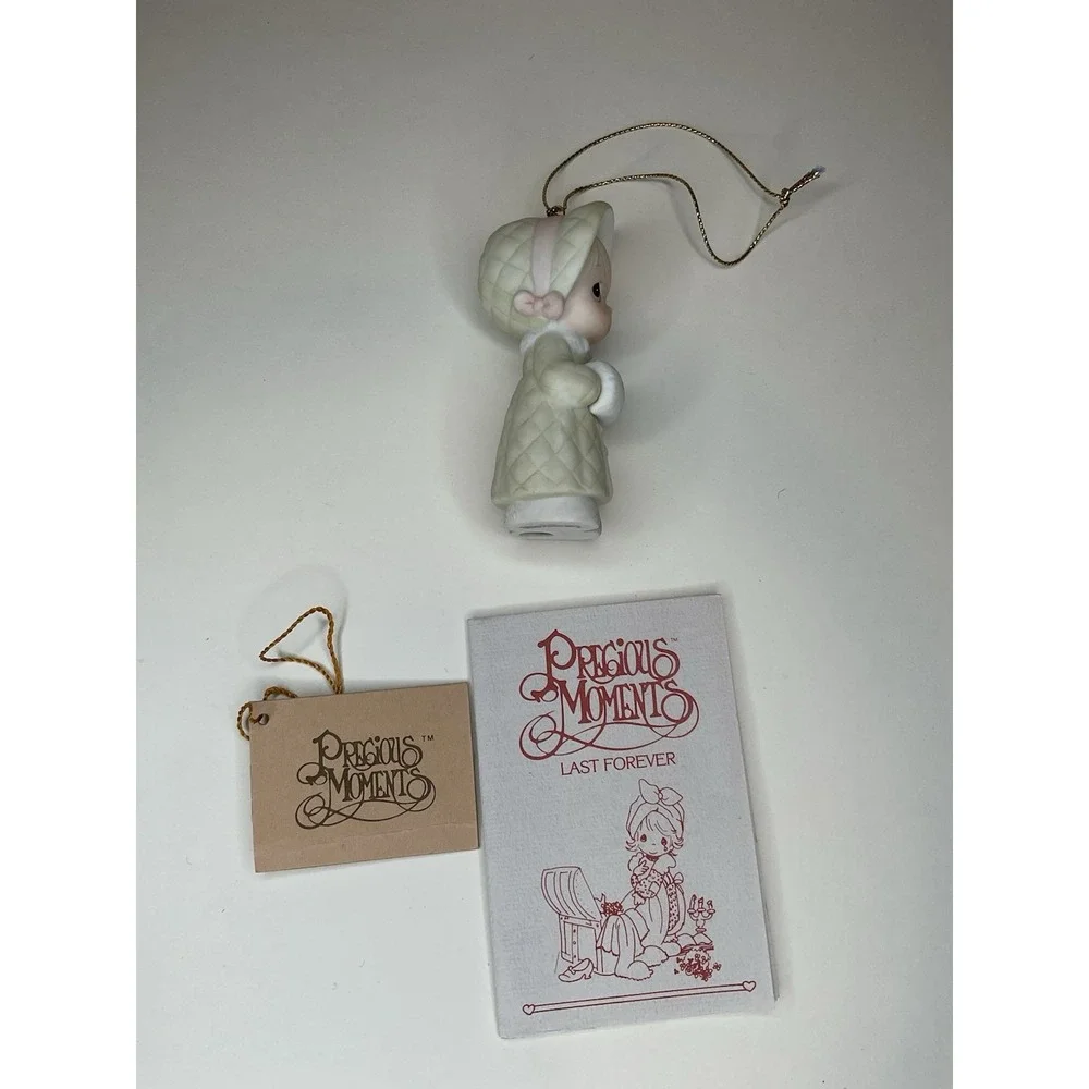 Vintage Christmas Ornament Precious Moments 1986‎ Wishing You A Cozy Christmas